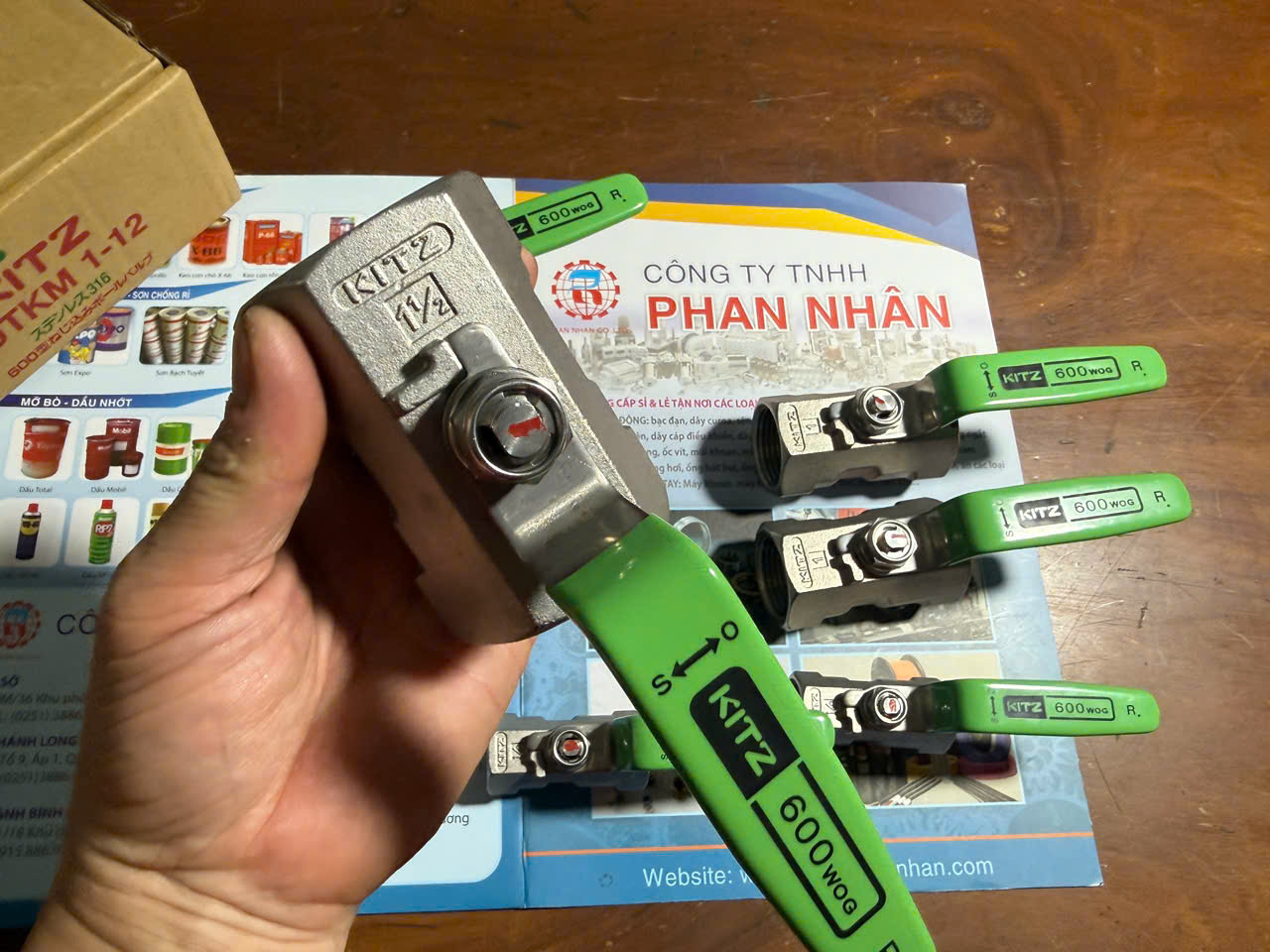 Van Bi Tay Gạt Kitz Phi 21mm ( DN15 )Tại Đồng Nai.