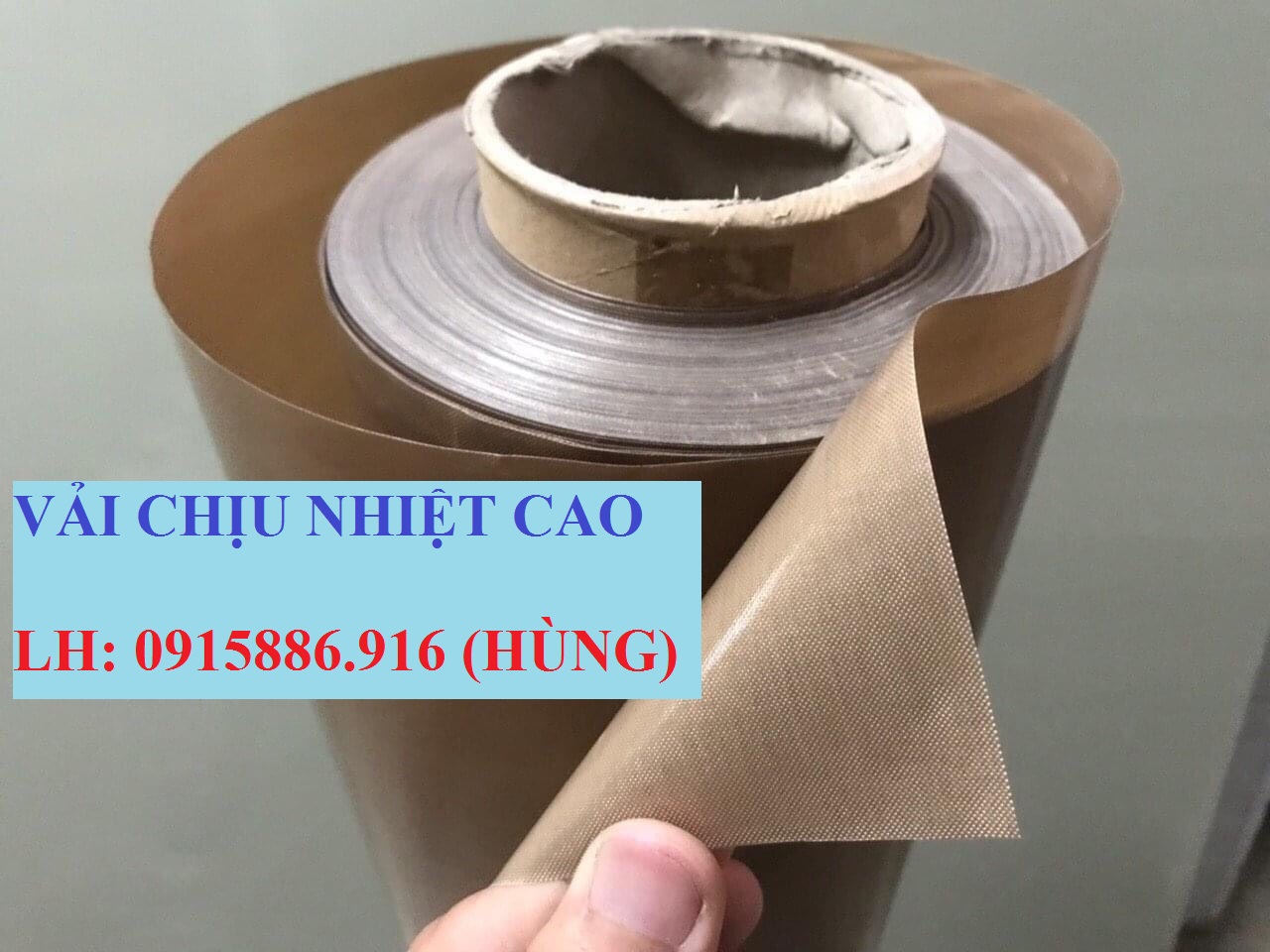Vải Chịu Nhiệt Dùng Lót máy ép nhiệt in áo, máy ép keo.