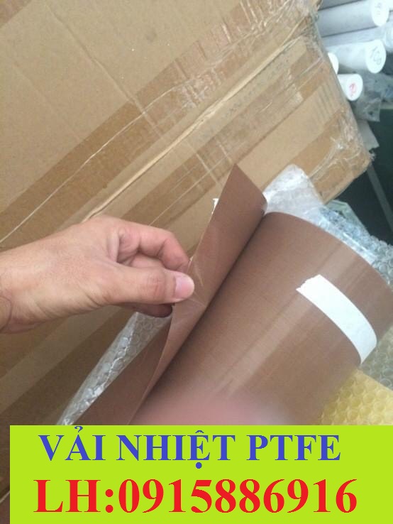 Tấm Vải Teflon Chịu Nhiệt Cao Dùng làm vật liệu cách nhiệt.