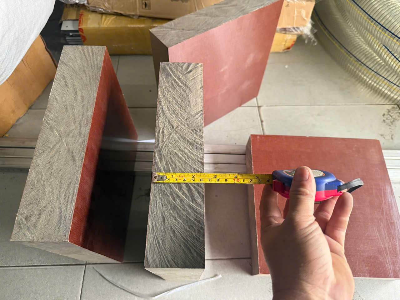 Phíp Bố Nâu Dạng Tấm Dày 55mm, 60mm ( Nhựa Phenolic ) Tại TPHCM, Đồng Nai.