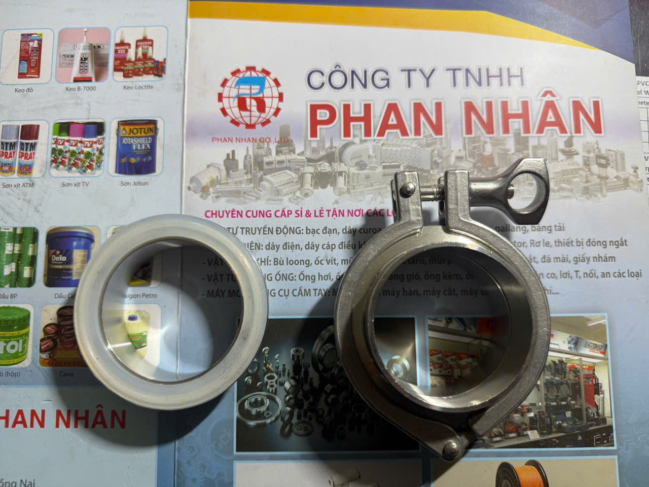 Cùm Clamp inox - Ron Silicon Cùm Clamp Tại Đồng Nai.
