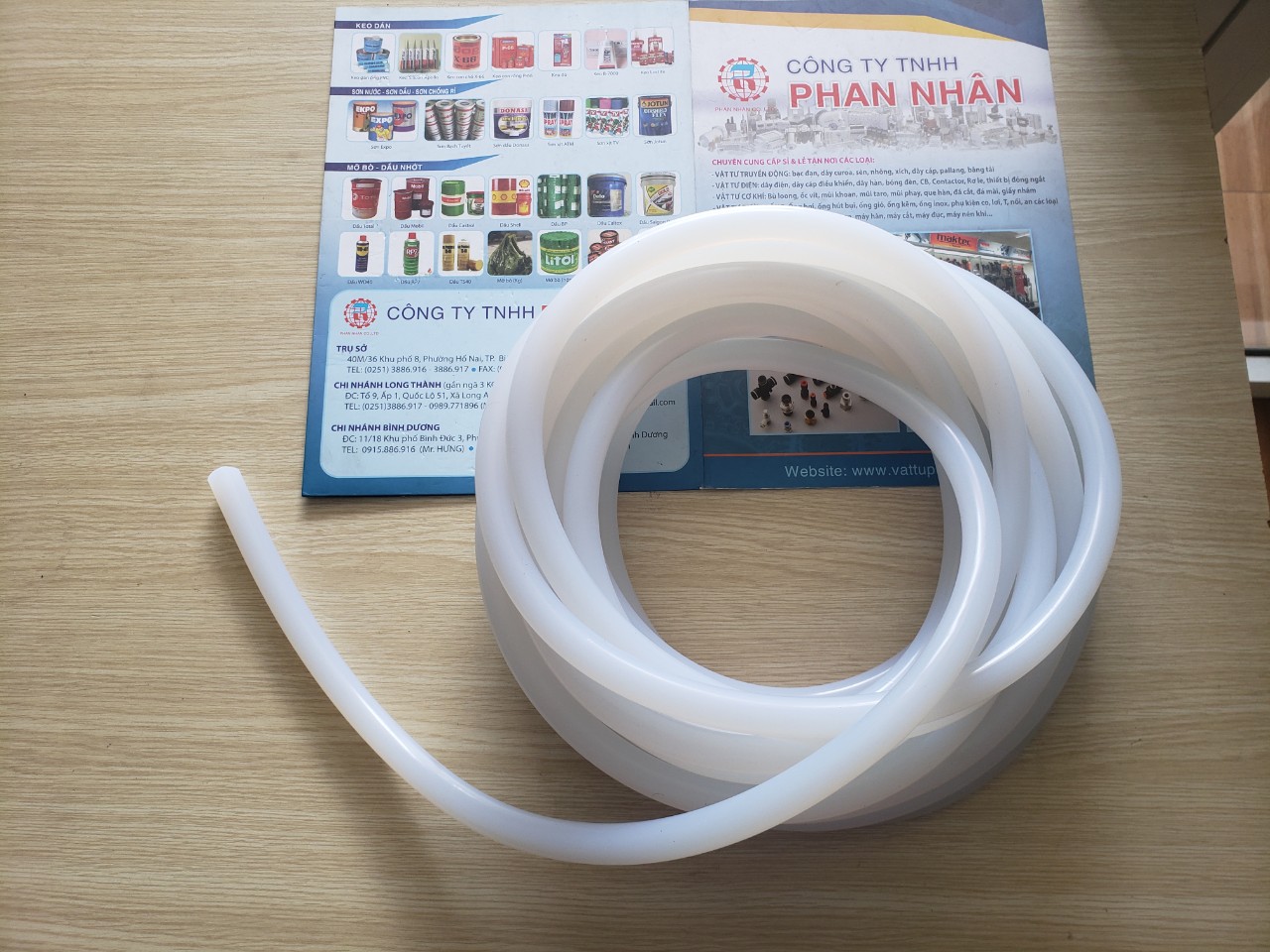 Dây Silicon Tròn Đặc Phi 5mm, 6mm Tại TPHCM, Đồng Nai.