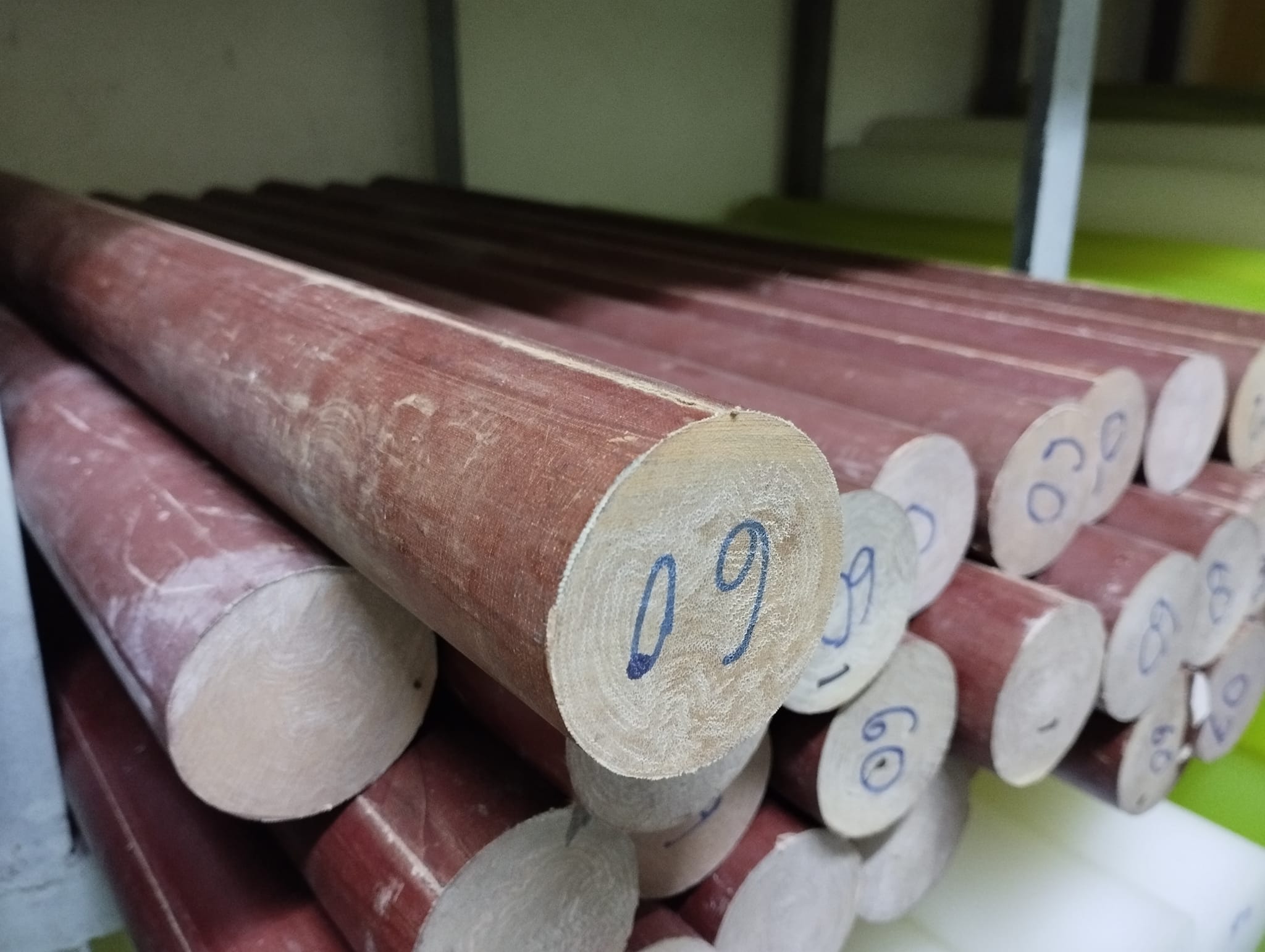 Cây phíp bố vải tròn đặc phi 50mm - 60mm Tại TPHCM, Đồng Nai.