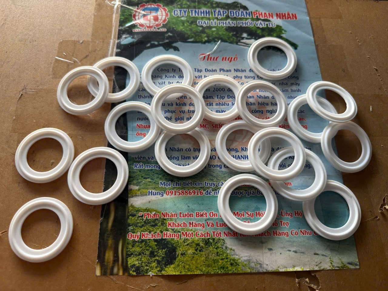Gioăng teflon clamp – Ron teflon ( PTFE ) Cùm Clamp.