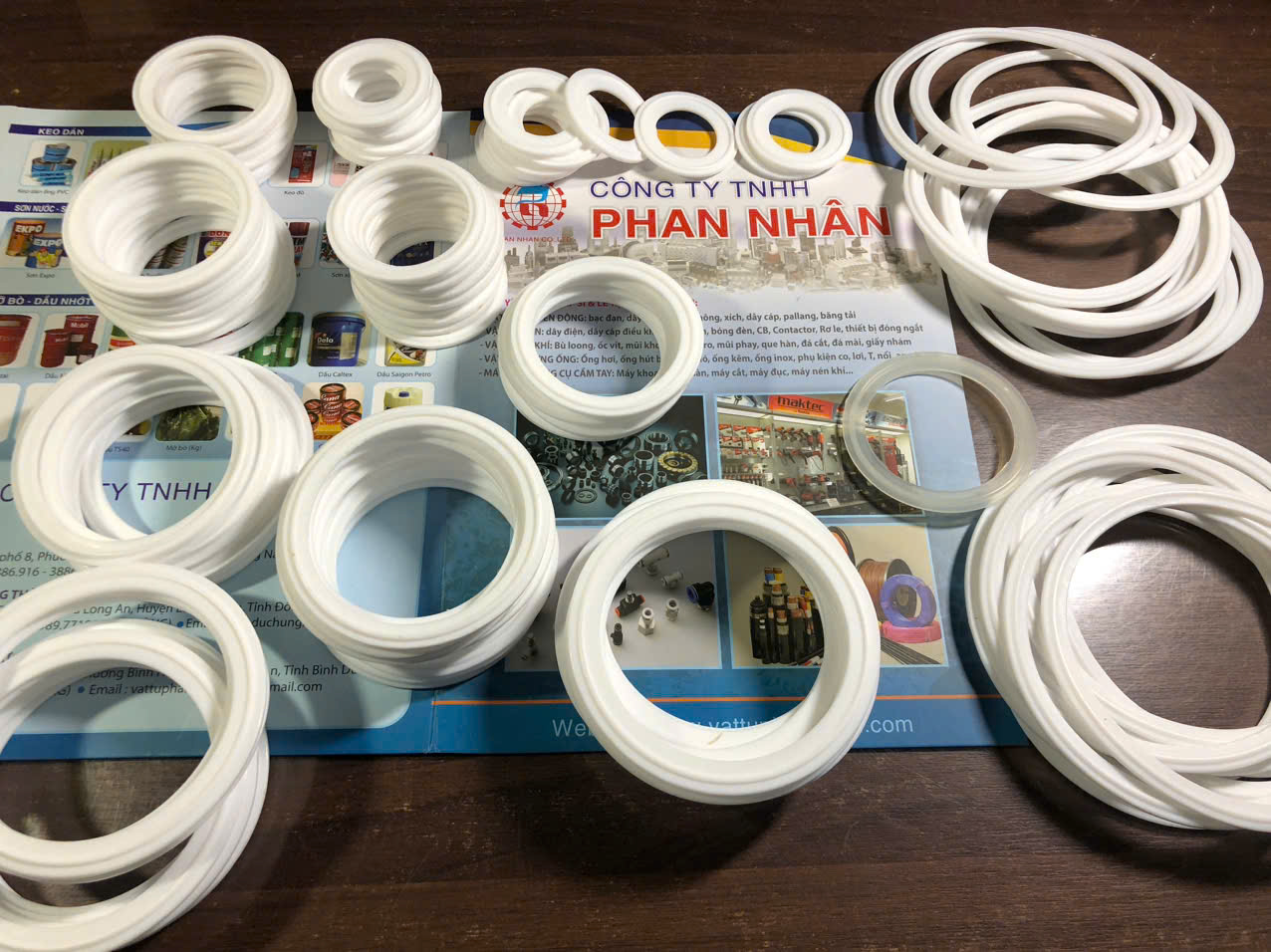 Phốt Chèn Teflon (PTFE) Cùm Clamp.