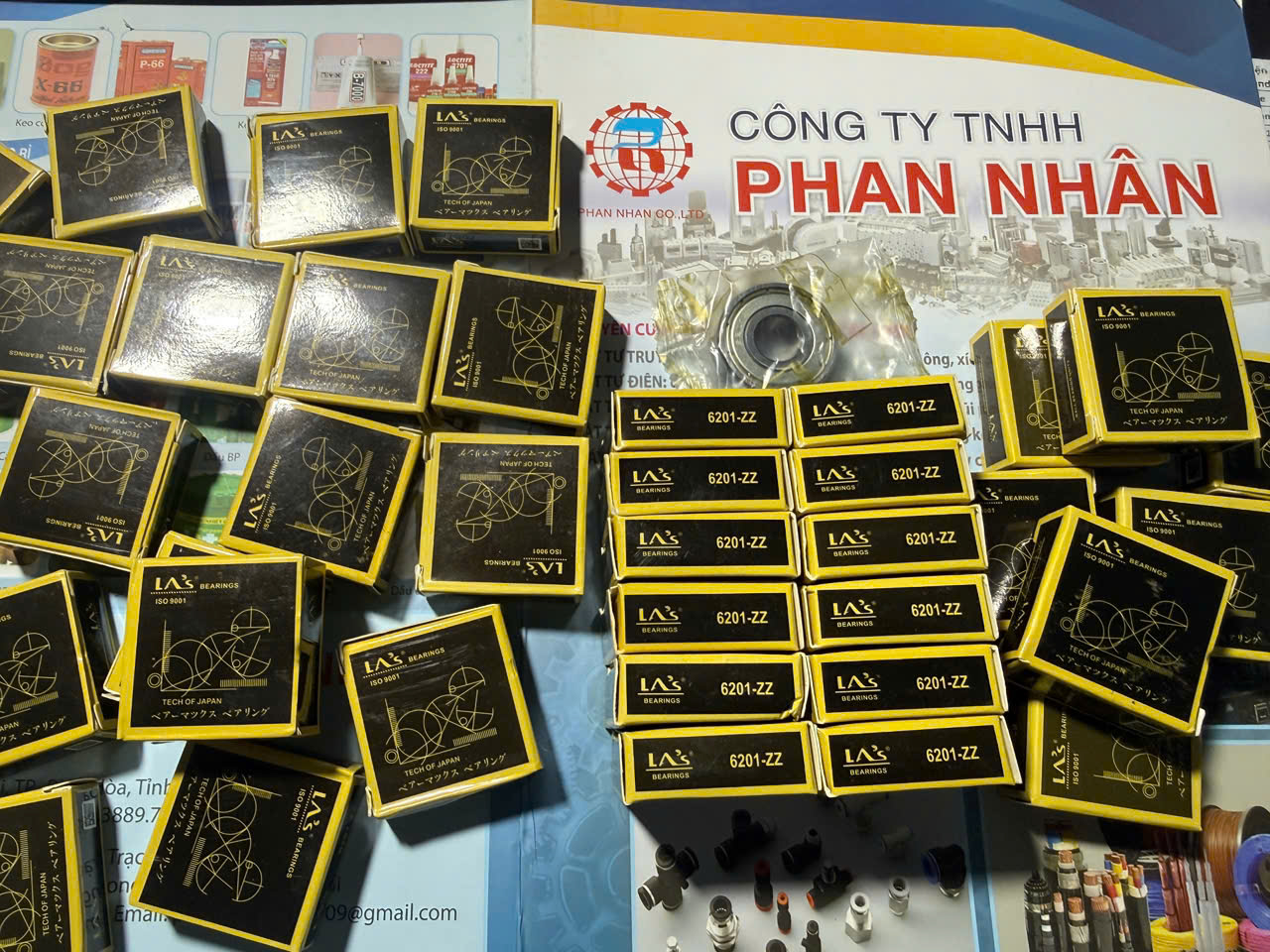 Vòng Bi LA 6201ZZ (12 X 32 X 10) Tiết Kiệm Chi Phí Lắp Ráp Gia Công.
