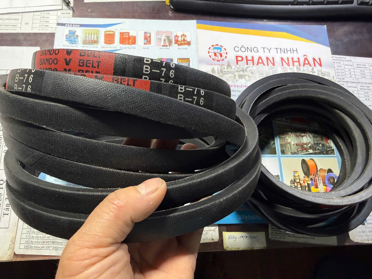 Dây Curoa BanDo B76 Chính Hãng Tại TPHCM, Đồng Nai.