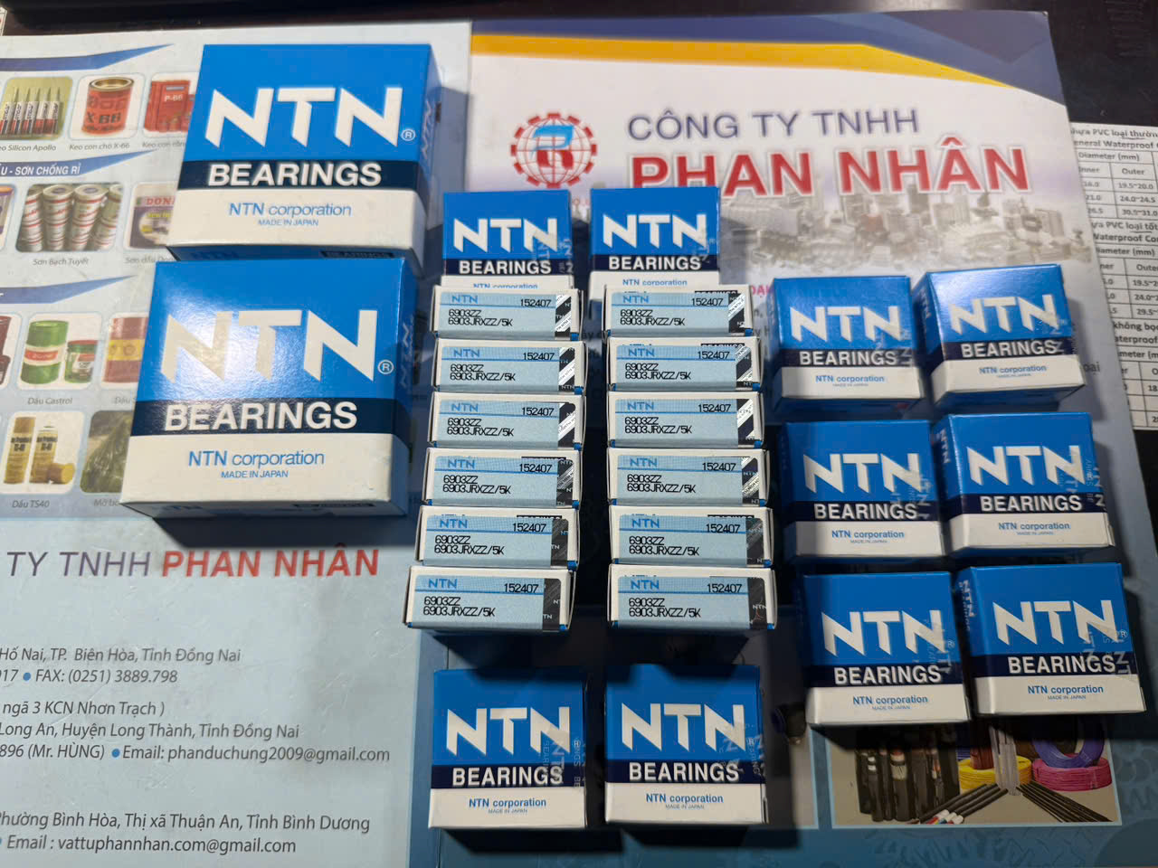 VÒNG BI 6903ZZ (17x30x7) NHẬT BẢN TẠI TPHCM, ĐỒNG NAI.