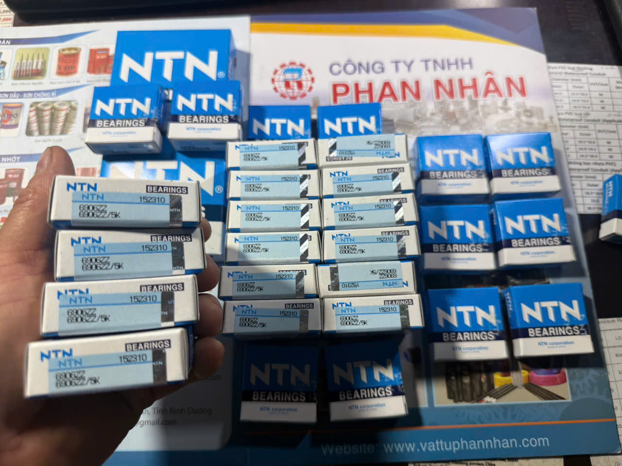 VÒNG BI NTN 6906ZZ (30x47x9) CHÍNH HÃNG.