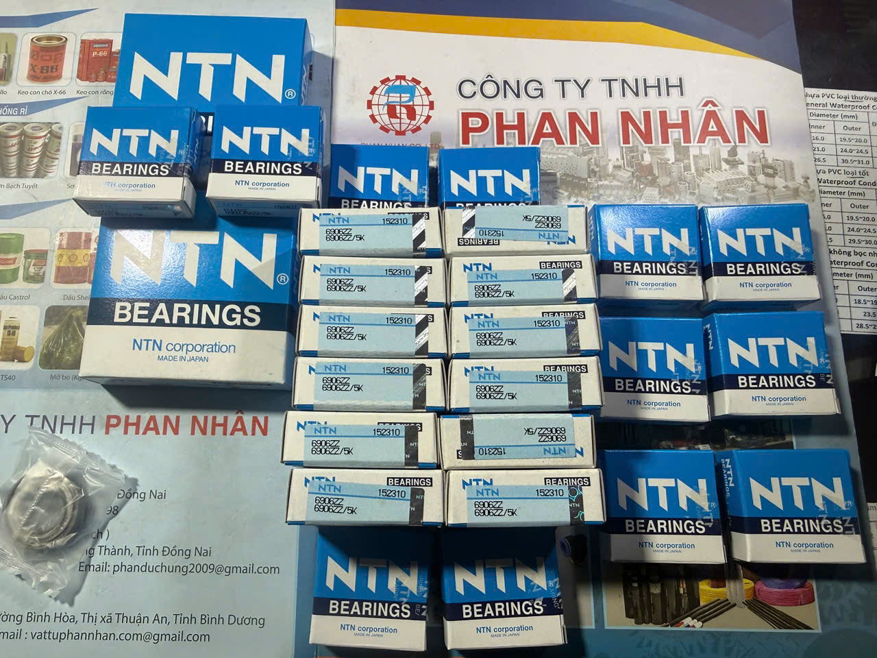 VÒNG BI 6906ZZ - BẠC ĐẠN NTN NHẬT CHÍNH HÃNG.